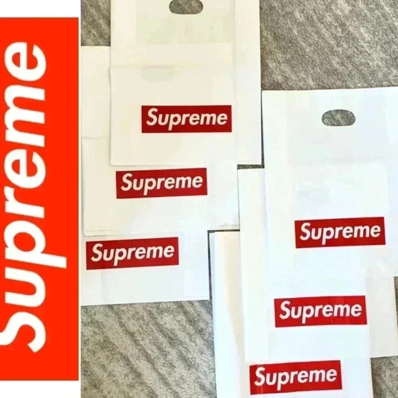 New Authentic Supreme NYC Retail Shopping Bag - Picture 1 of 3